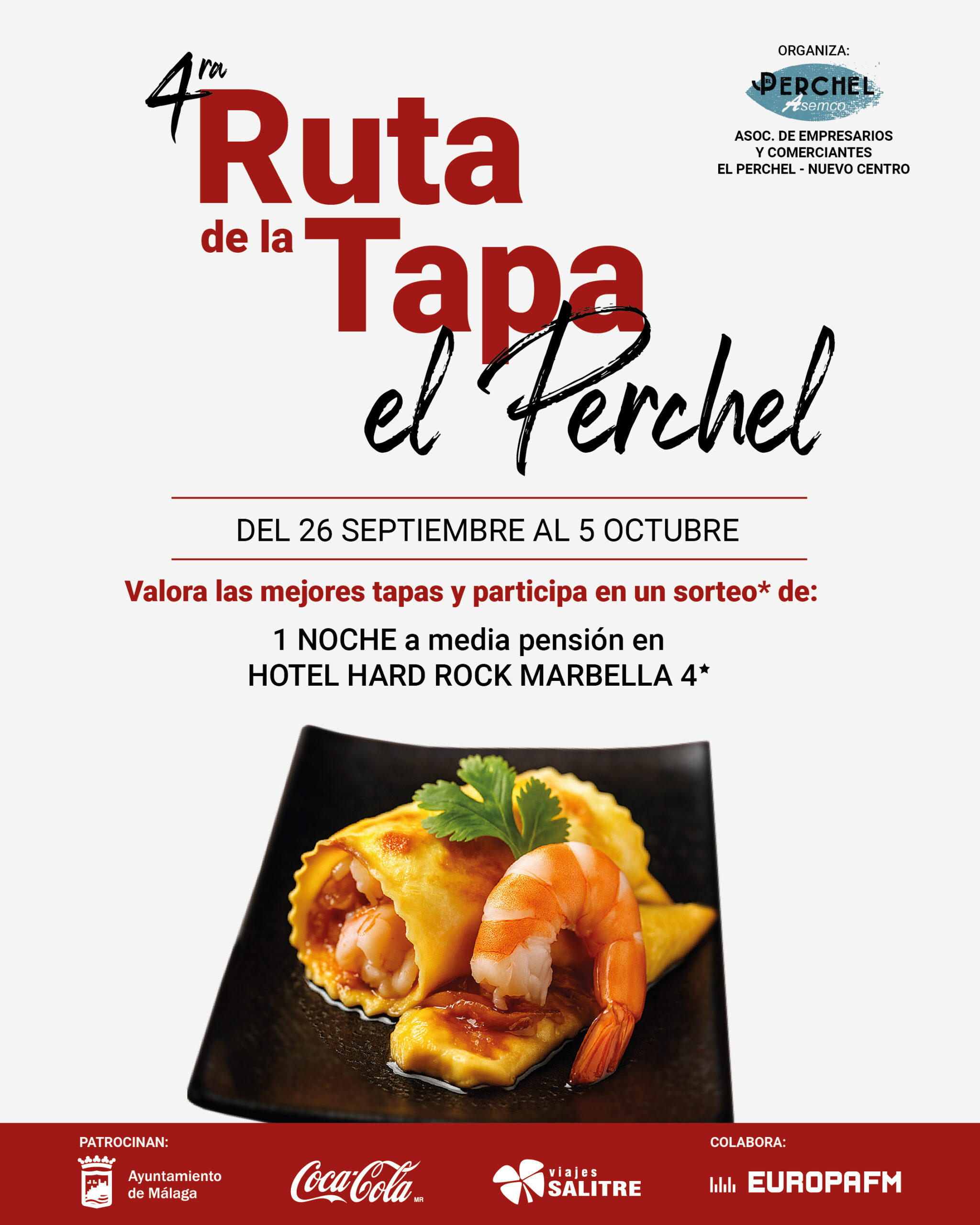 Cartel oficial de la Ruta de la Tapa de Asemco 2025